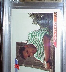 BGS 9.5 1992 Bowman Manny Ramirez Rookie #532