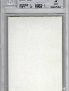 BGS 9 1990 Topps BLANK FRONT Sammy Sosa Rookie