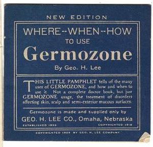 Unique 1929 Booklet Germozone - Quack Medicine