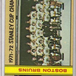 1972-73 Topps Boston Bruins Team Card #1