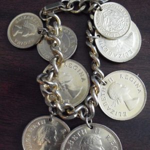 Unusual Gold South Africa Coins Bracelet