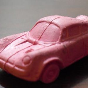 Vintage 1970s Porsche Carrera Rubber Eraser