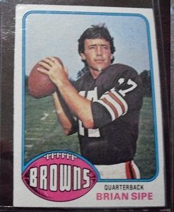 1976 Topps Brian Sipe Rookie Card