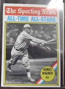 1976 Topps Honus Wagner Card #344