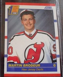 1990 Score Martin Brodeur Rookie Card