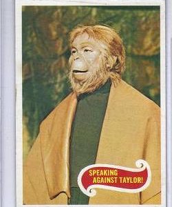 1967 Topps Planet of the Apes Card #33 Speaking Against Taylor