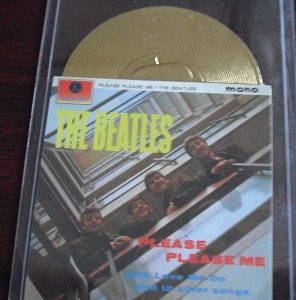 BEATLES Card 1996 Gold Record INSERT Card Please Please Me