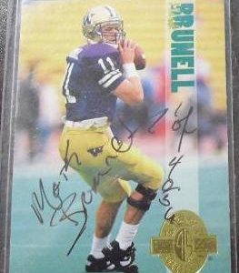 1993 Classic 4 Sport Mark Brunell AUTO Insert Card