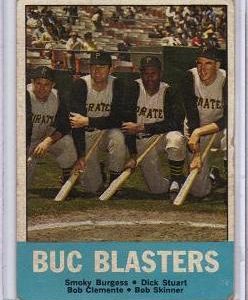 1963 Topps Buc Blasters - Clemente Card