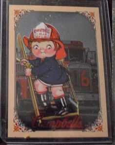 1995 Campbell's Kids Fireman Insert card SC-4