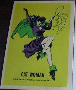 1974 Wonder Bread Cat Woman Trading card