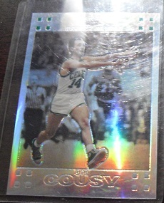 2008 Tops Chrom Refractor Bob Cousy Card 425/999