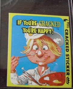 1970s Fleer Cracked Insert Sticker