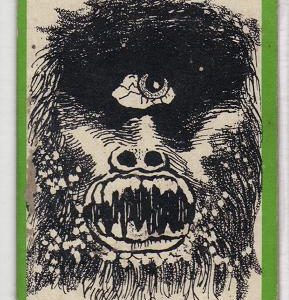 1963 Rosan She Cyclopse Terror Monster Card
