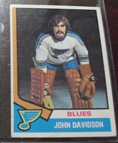 1974-75 Topps John Davidson Rookie Card
