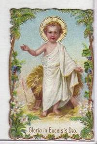 Late 1800s Era Religious Card Gloria