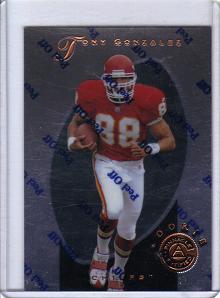 1997 Select Certified Tony Gonzalez Rookie Card