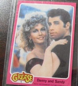 1976 Topps Grease Danny and Sandy Card #1