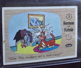 1960 Fleer Casper Herman and Katnip Card #3