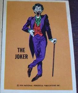 1974 Wonder Bread The Joker Trading Card