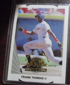 1998 Leaf Fractal Materials X-Axis Die-cut Frank Thomas