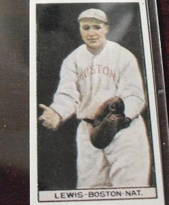 1912 T207 Duffy Lewis Reprint Card