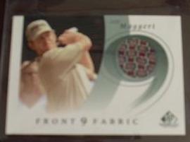 2002 SP Game Used Jeff Maggert Jersey Card