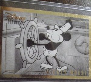 Disney Premium Mickey Mouse Steamboat Willie Card