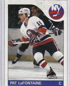 1985-86 Topps Pat LaFontaine Card