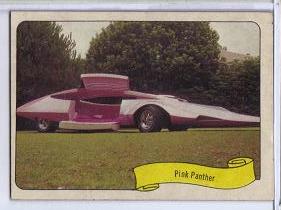 1975 Fleer George Barris Pink Panther Card