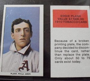 1909-1911 T206 Eddie Plank Reprint Card