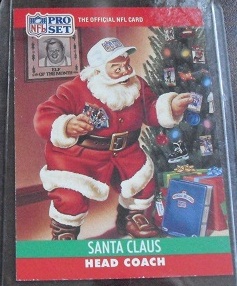 1990 Pro Set Santa Claus Insert Card