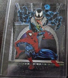 1992 Marvel Spiderman vs Venom Insert card