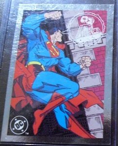 1993 DC Comics Superman Foil Promo Card