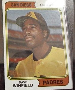 1974 Topps Dave Winfield Rookie Card