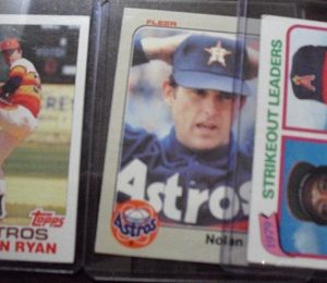 Lot of 3 Nolan Ryan Cards 83 F 80 T 82 T