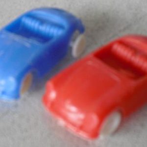 Lot of 2 Vintage W. Germany Made Plastic cars