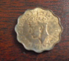 1949 Cyprus 1/2 Plastre Coin