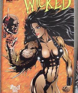 1995 Millennium Comics Wicked #2 Comic Book