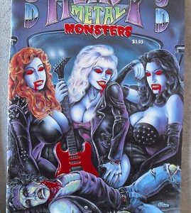 1993 #D Zone Comic Book - 3D Heavy Metal Monsters #2