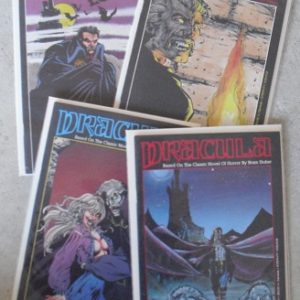 Set of 4 1989 Eternity Comics Dracula Comic Books