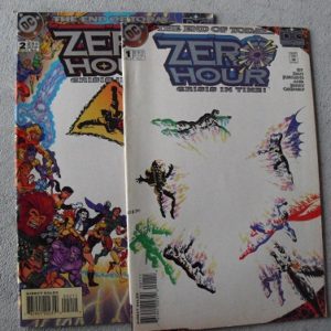 Set of 2 1994 DC Universe Comics - Zero Hour