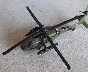 Diecast Army Helicopter Toy