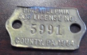 1964 Philadelphia Dog Tag