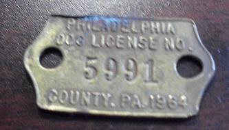 1964 Philadelphia Dog Tag