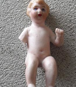 Vintage Porcelain Bisque Baby Doll Missing Arm