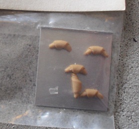 Dollhouse Accessory - Croissants on Tray