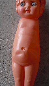 Larger Antique Celluloid Kewpie Girl Doll Body