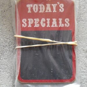 Dollhouse Accessory - Metal Sign Today's Specials