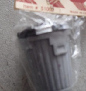 Dollhouse Accessory - Plastic Trash Can MIP